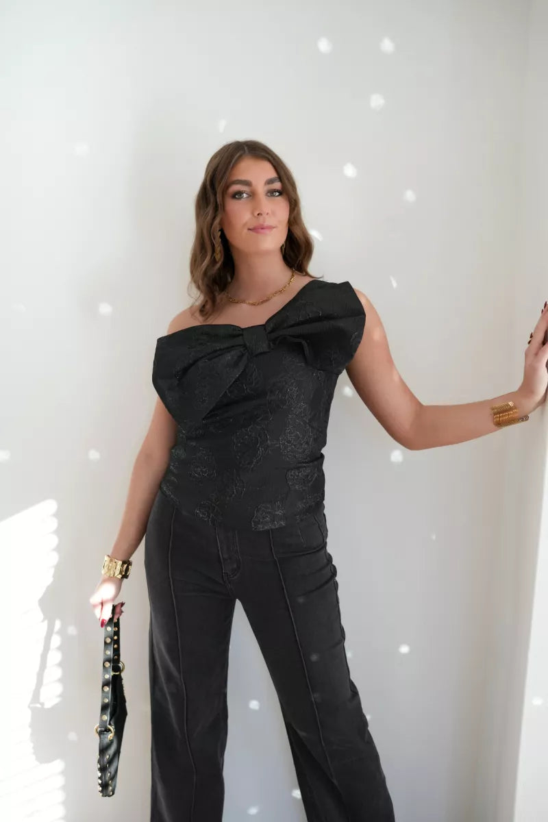  Lofty Manner Top Solange Black