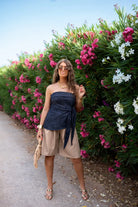  Azura Strapless Denim Top -