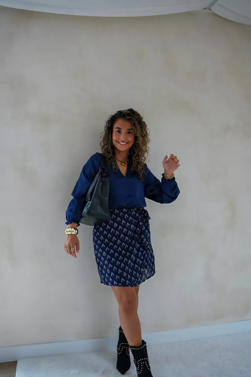  Lofty Manner Skirt Carol Zigzag Print