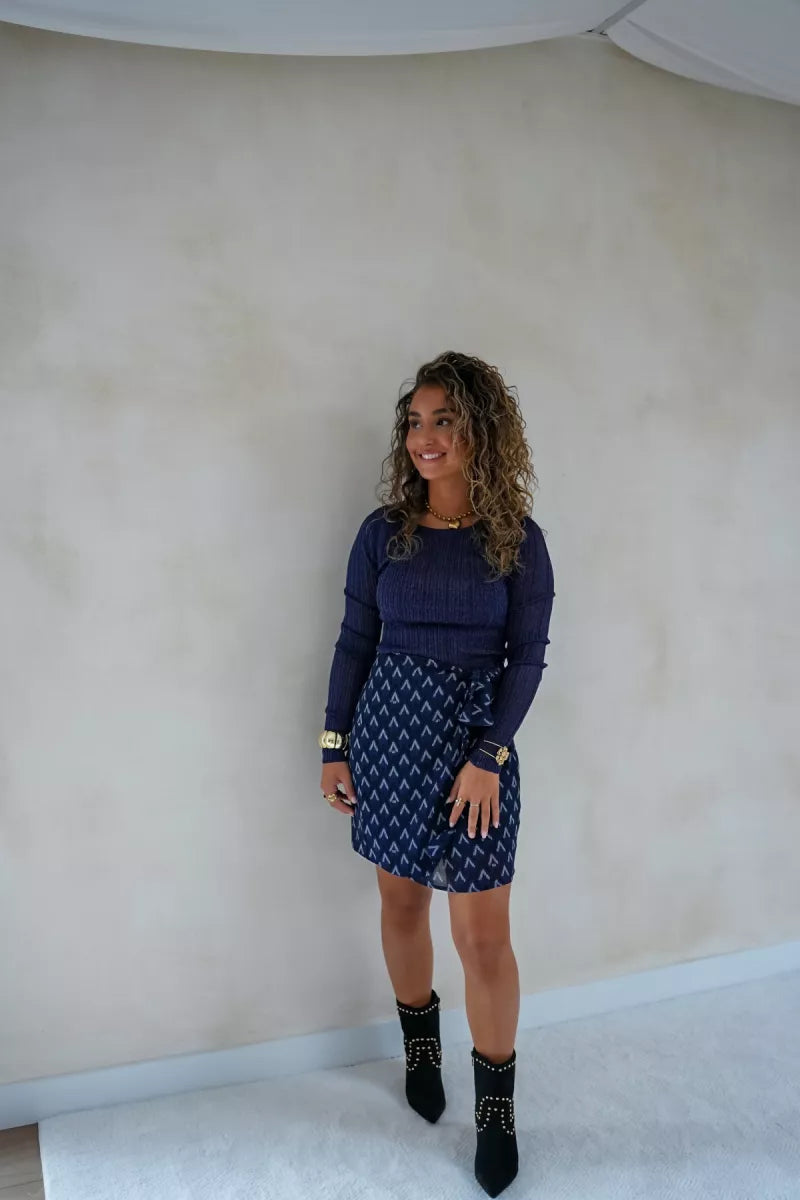  Lofty Manner Skirt Carol Zigzag Print