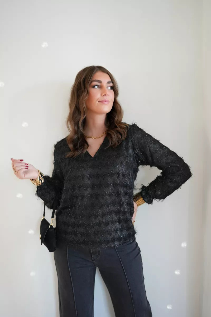  Lofty Manner Blouse Amara Black