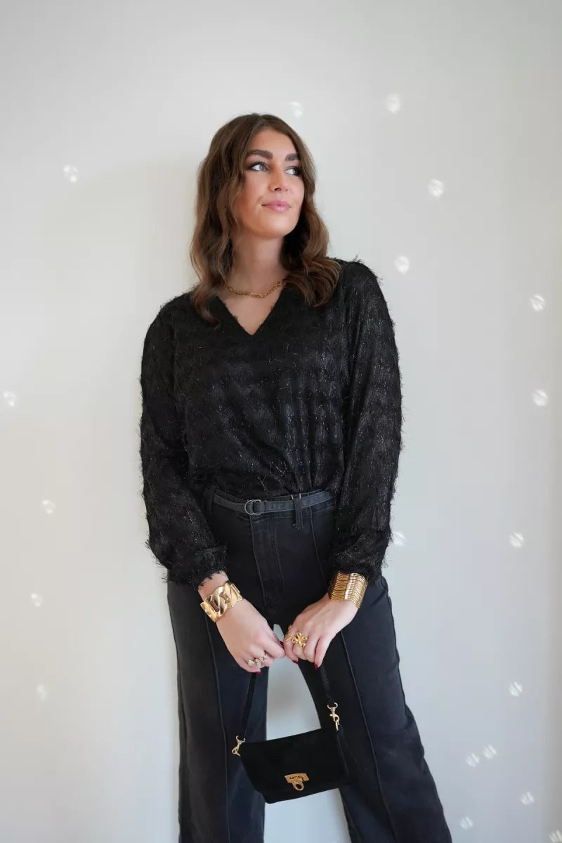  Lofty Manner Blouse Amara Black