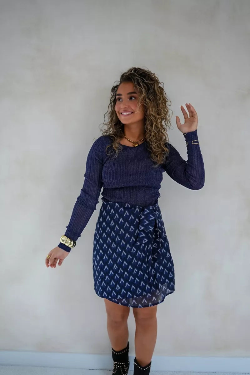  Lofty Manner Skirt Carol Zigzag Print