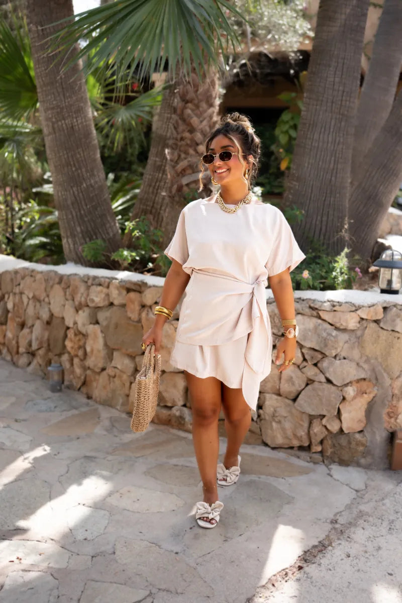  Soleil Dress Ecru-