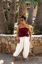  Ambra Ballon Pants Creme