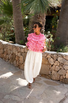  Fe Rouche Top Pink ^