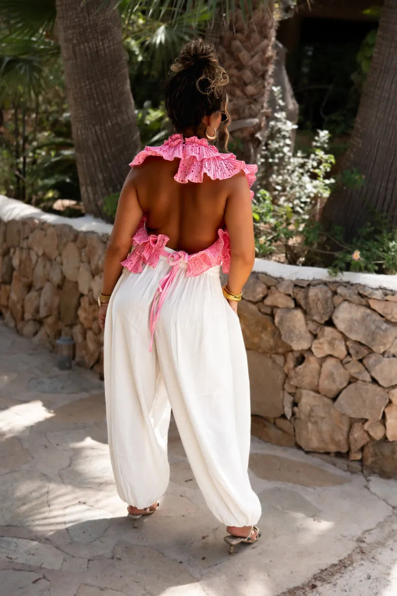  Ambra Ballon Pants Creme