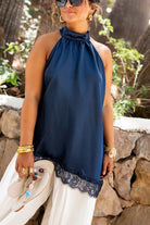  Nagira Haltertop Navy