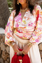  Fabi Print Blouse^