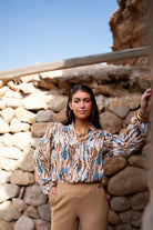  Lofty Manner Top Veerle Multi Color