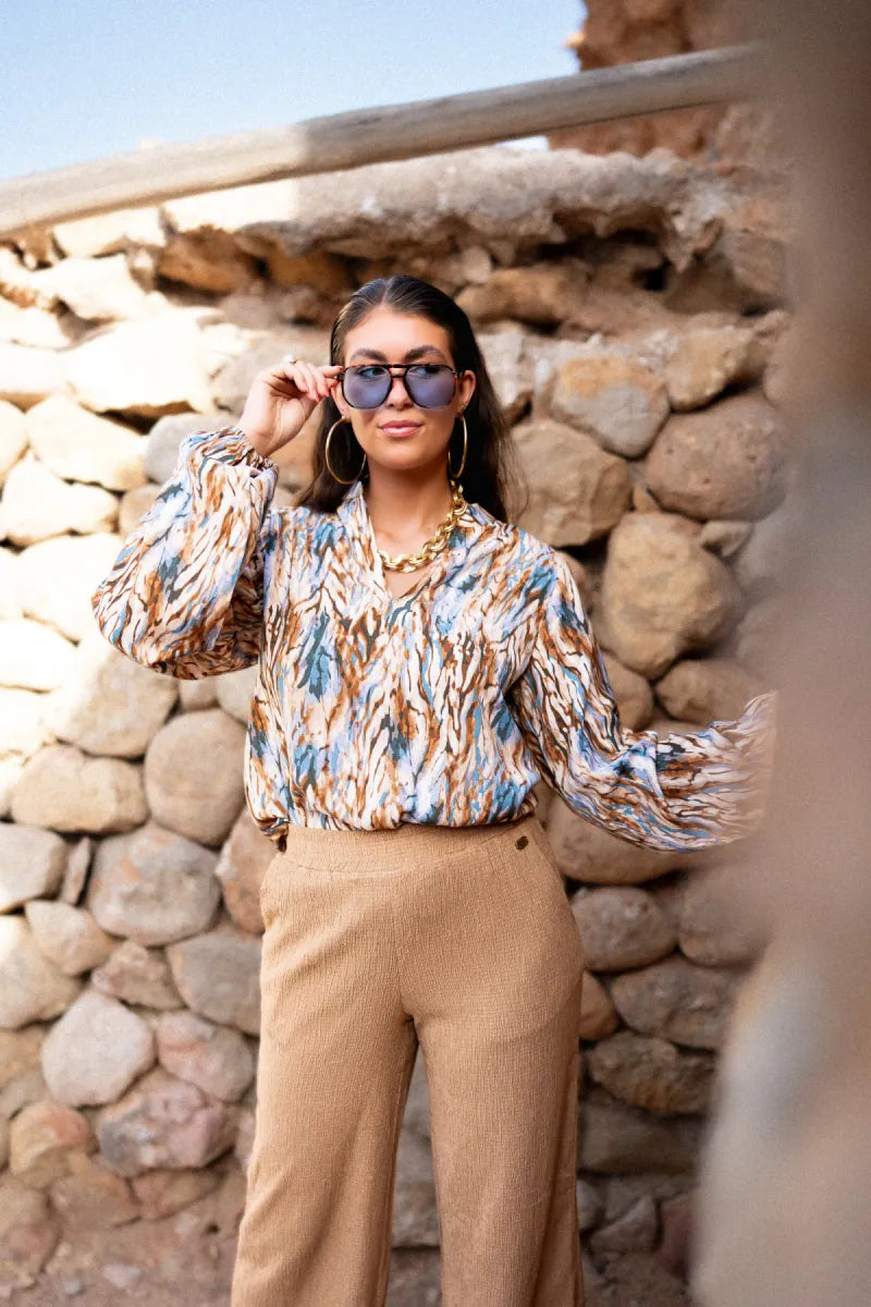 Lofty Manner Top Veerle Multi Color