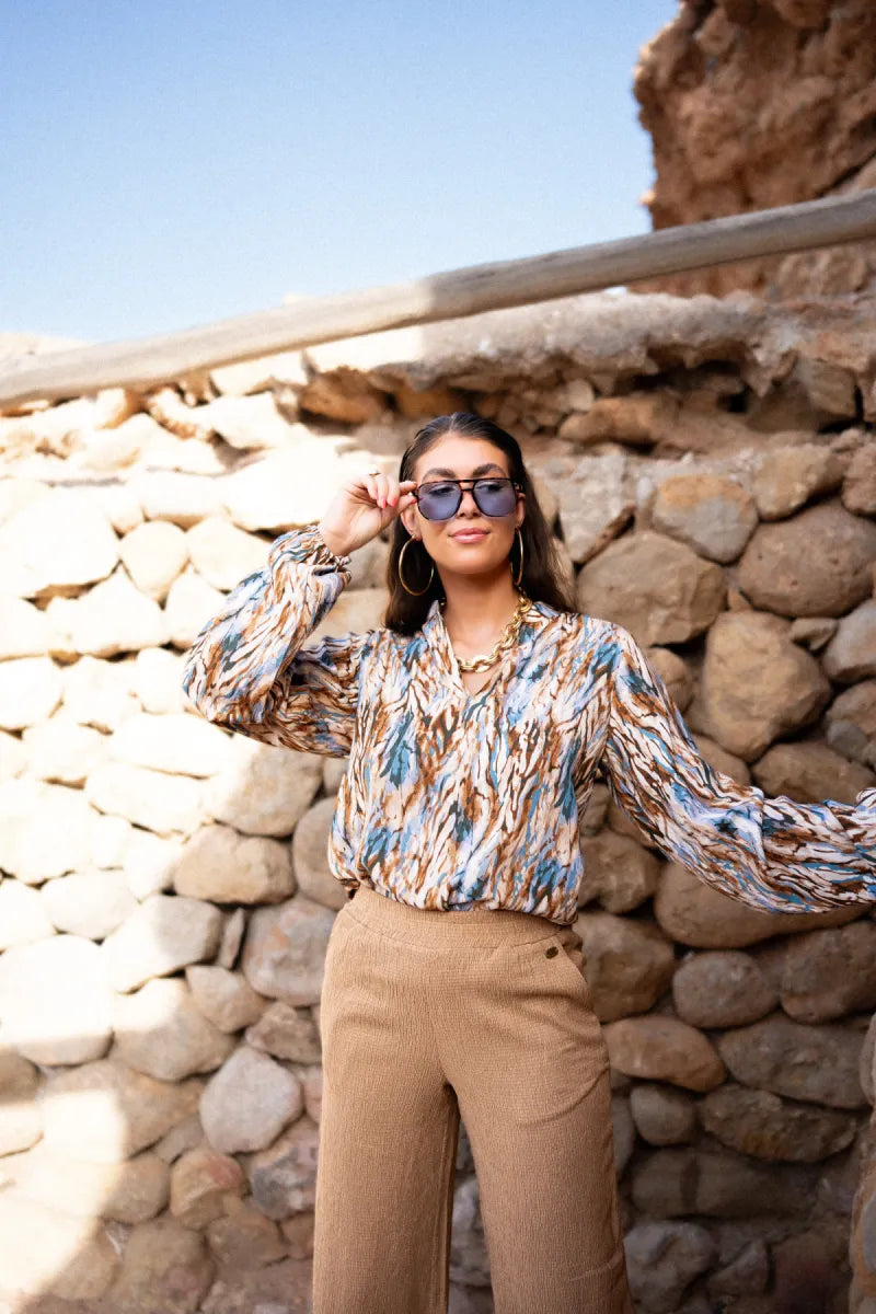  Lofty Manner Top Veerle Multi Color
