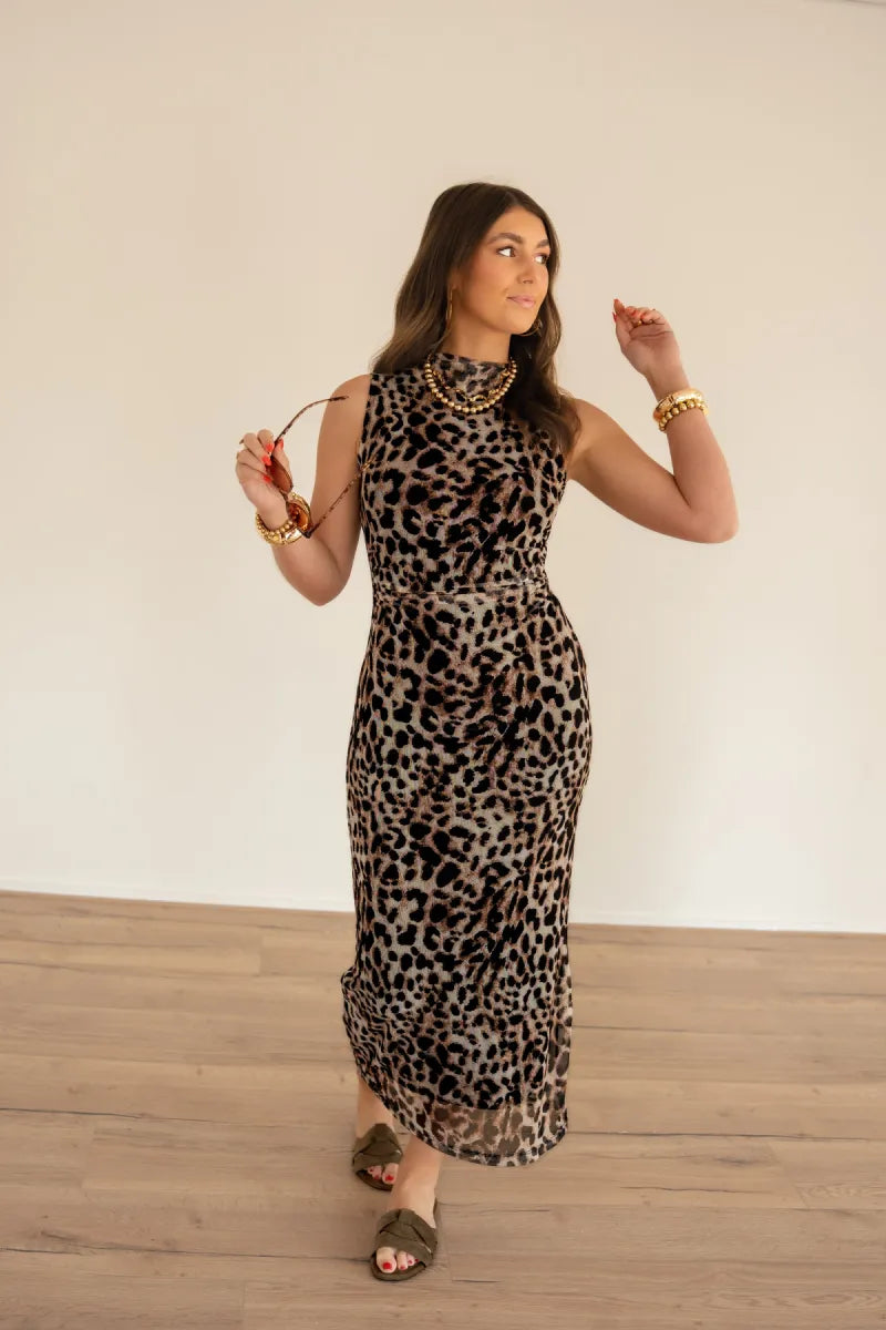  Bibi Dress Leo Black