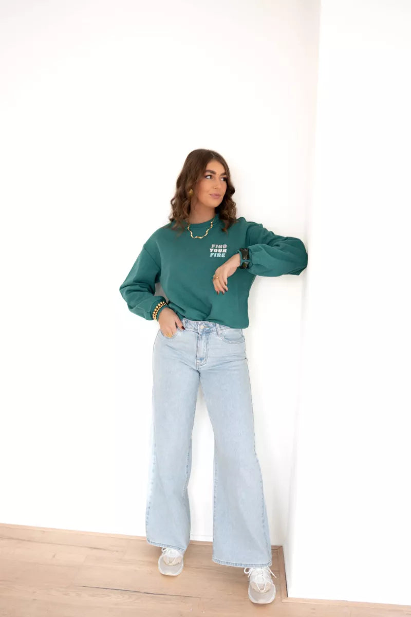  Lofty Manner Sweater Brinley Teal