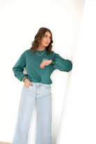  Lofty Manner Sweater Brinley Teal