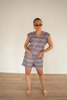  Lofty Manner Top Tessa Purple