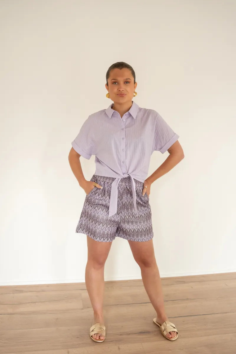  Lofty Manner Blouse Gwyn Lila