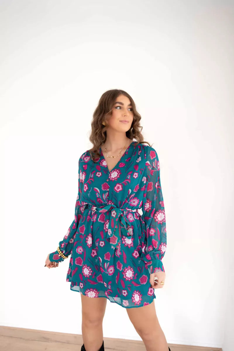  Lofty Manner Dress Lux Silver Flower