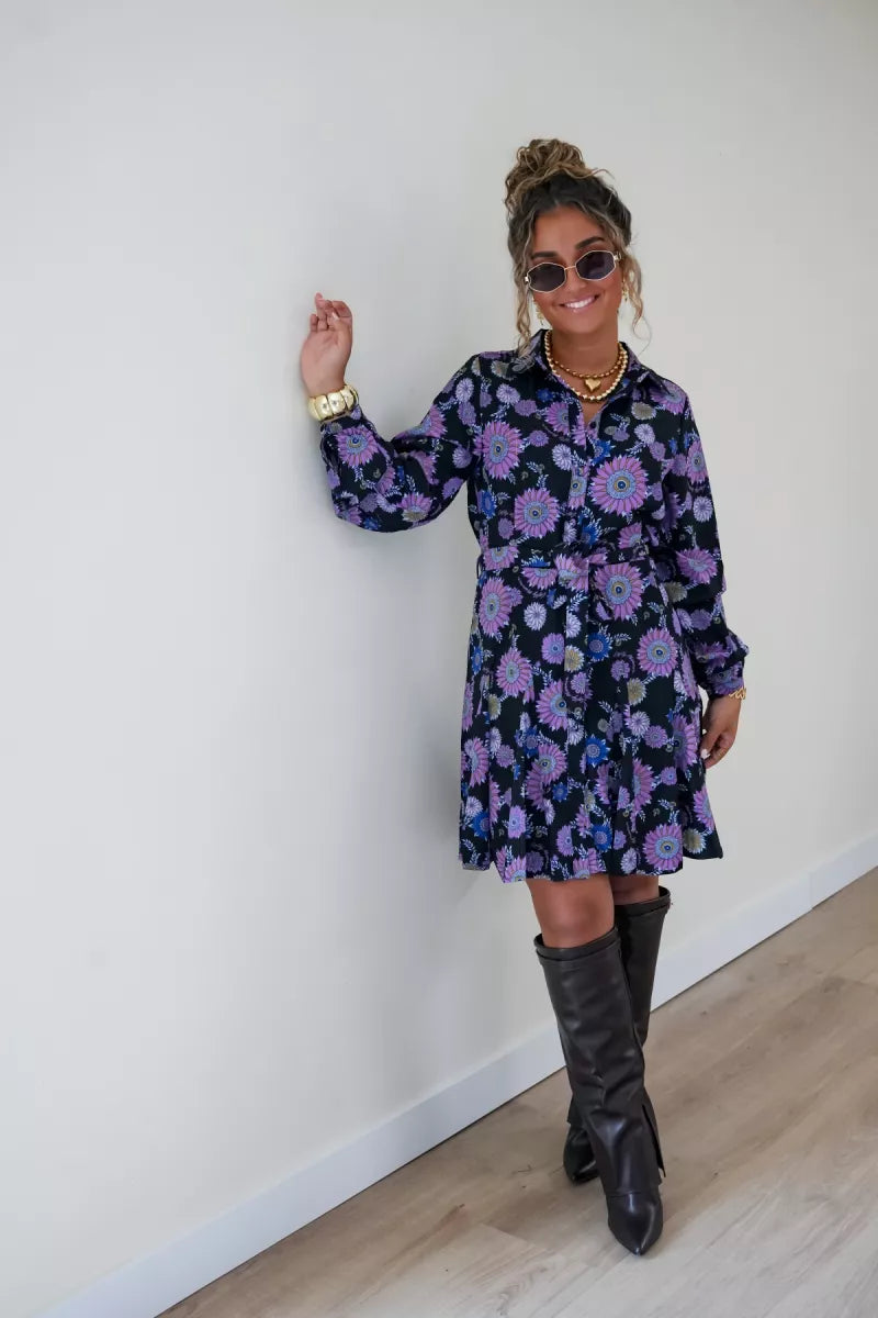  Lofty Manner Dress Lilla Multi Flower