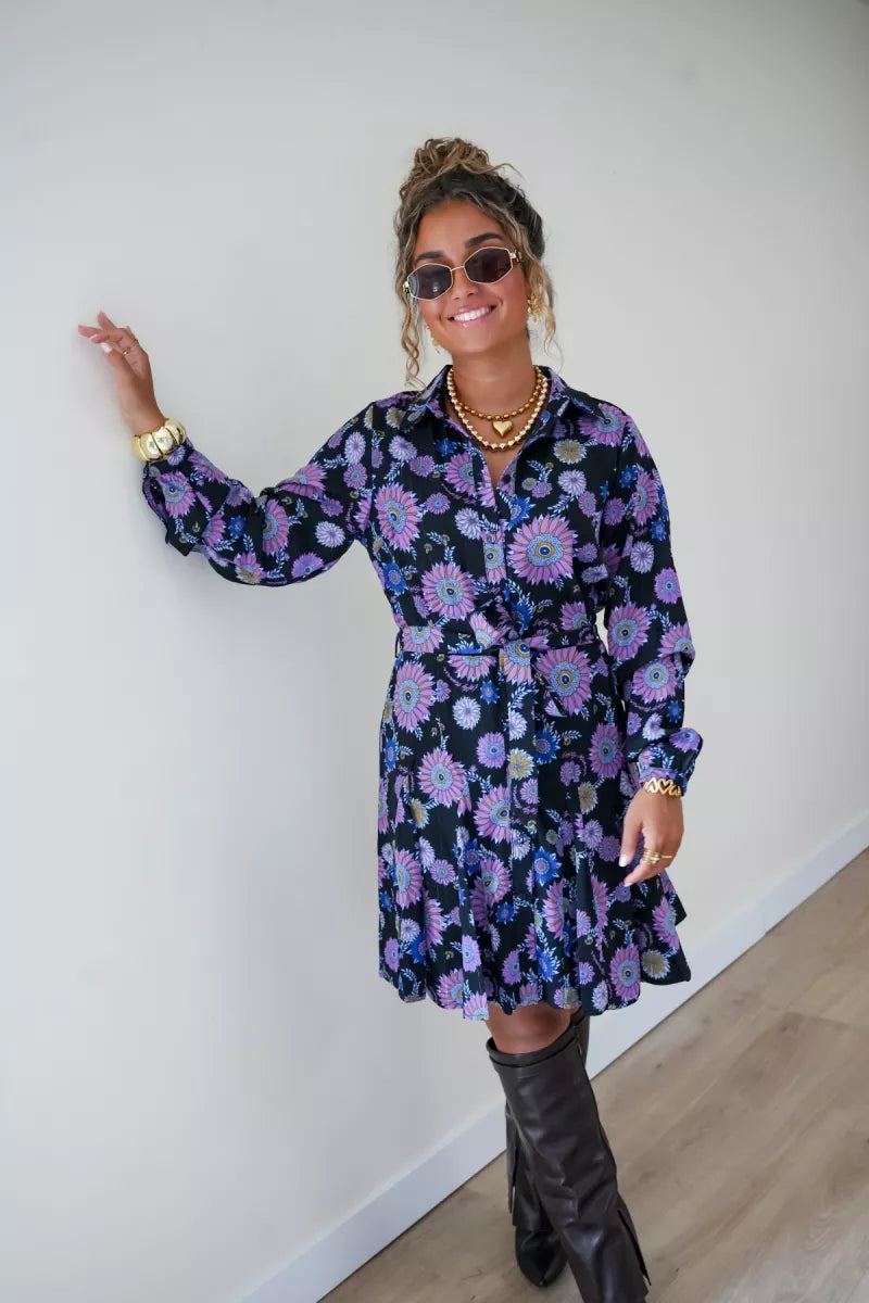  Lofty Manner Dress Lilla Multi Flower