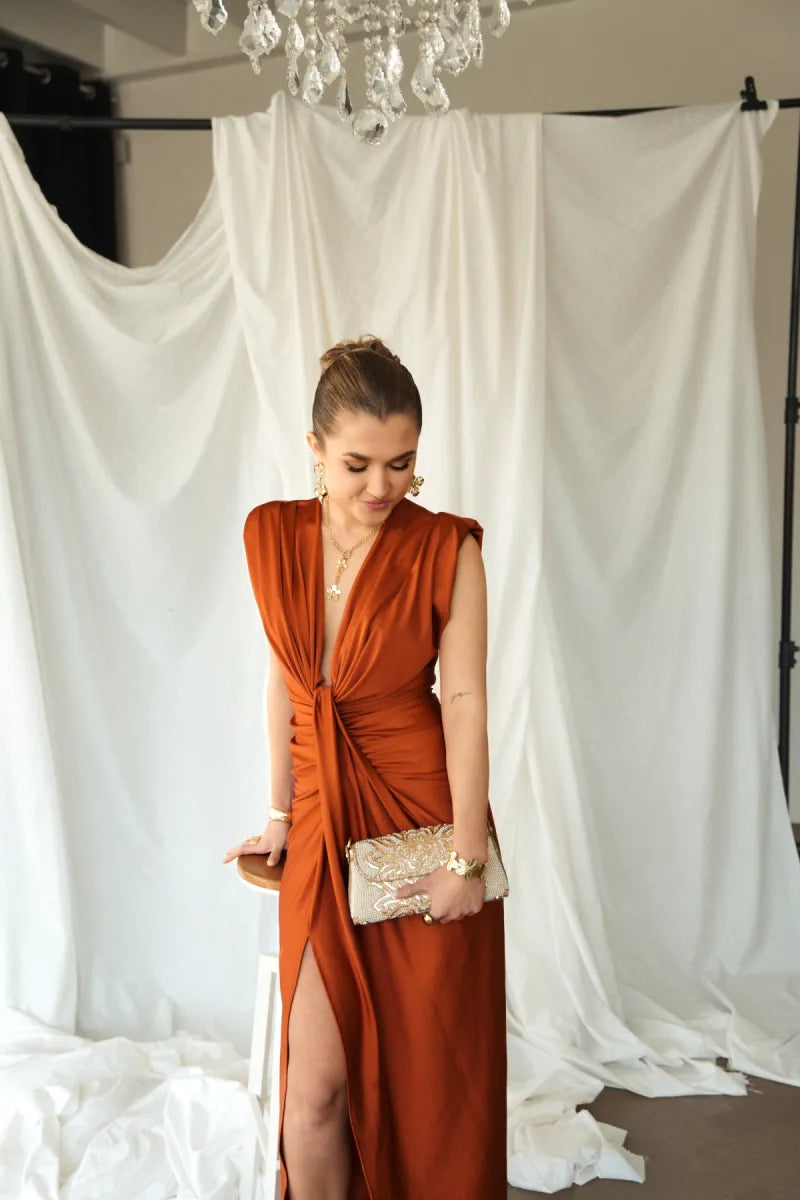  Perfect Dress Rust