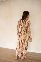 Lofty Manner Dress Isani Maxi Mesh Brown