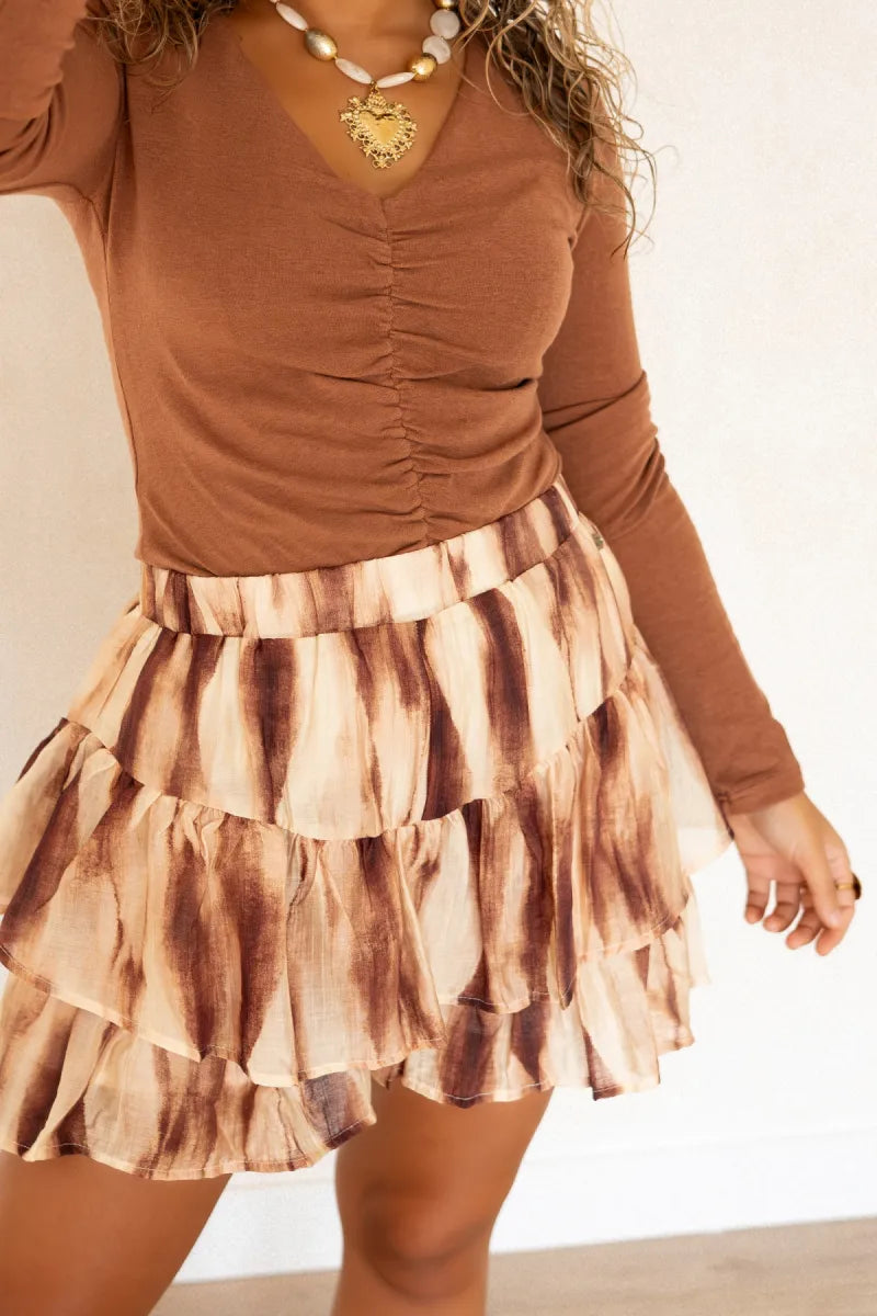  Lofty Manner Skort Hola Abstract Brown