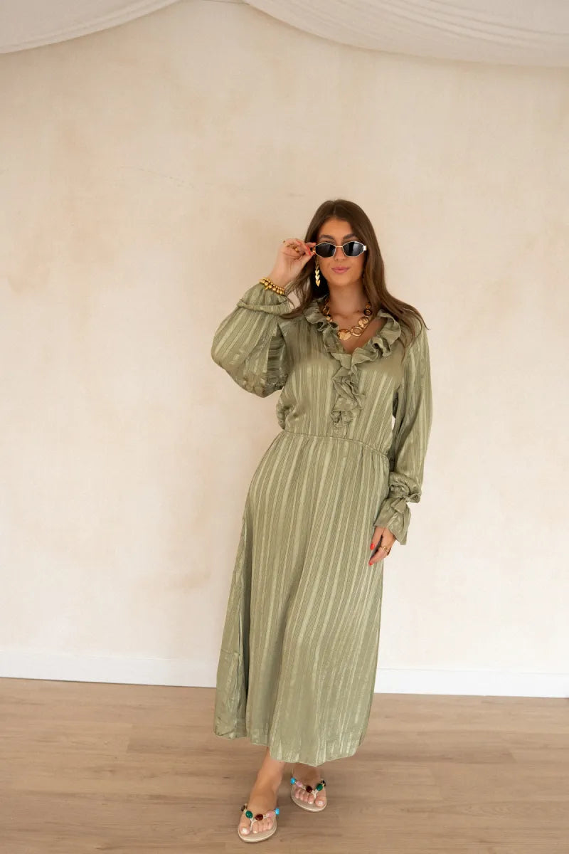  Lofty Manner Dress Hollis Boho Kaki