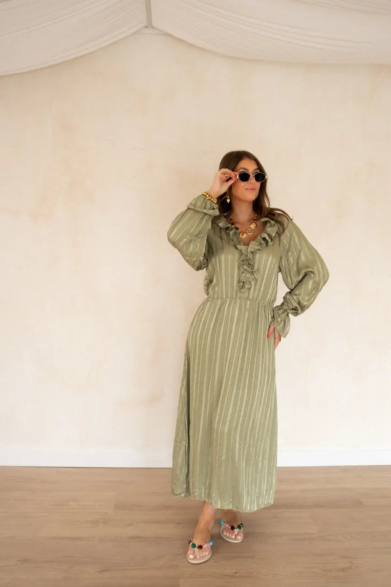  Lofty Manner Dress Hollis Boho Kaki