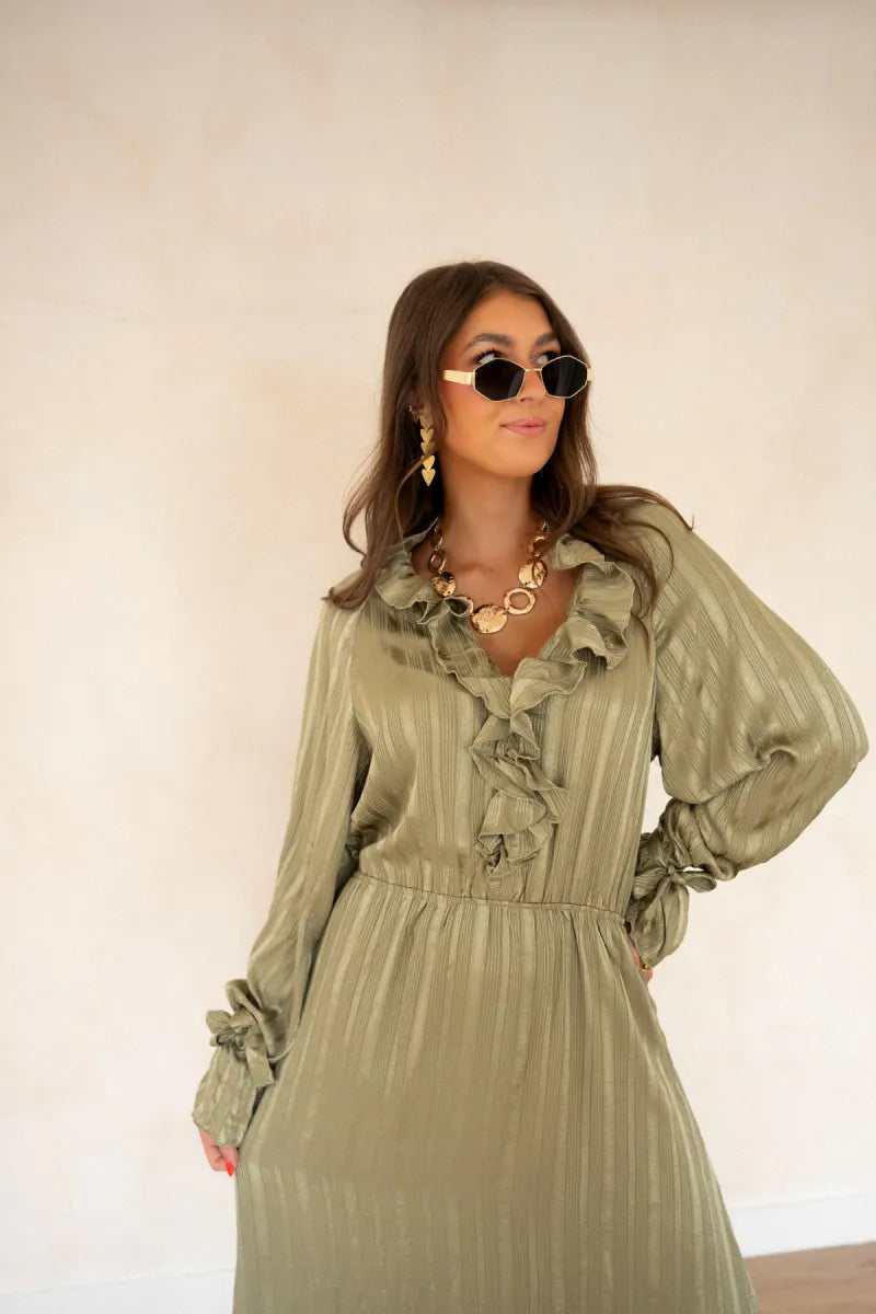 Lofty Manner Dress Hollis Boho Kaki