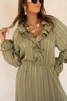  Lofty Manner Dress Hollis Boho Kaki