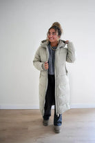  // Long Puffer Coat Soft Green