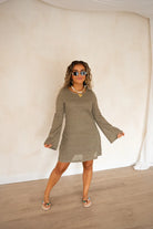  Lofty Manner Dress Hodee Mini Crochet Kaki