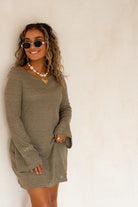  Lofty Manner Dress Hodee Mini Crochet Kaki