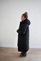  // Long Puffer Coat Black