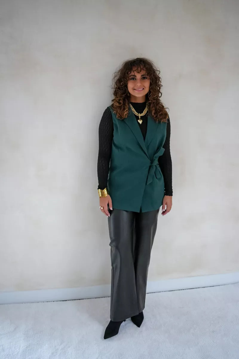  Lofty Manner Gilet Zaria Petrol Green