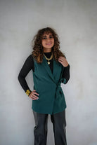  Lofty Manner Gilet Zaria Petrol Green