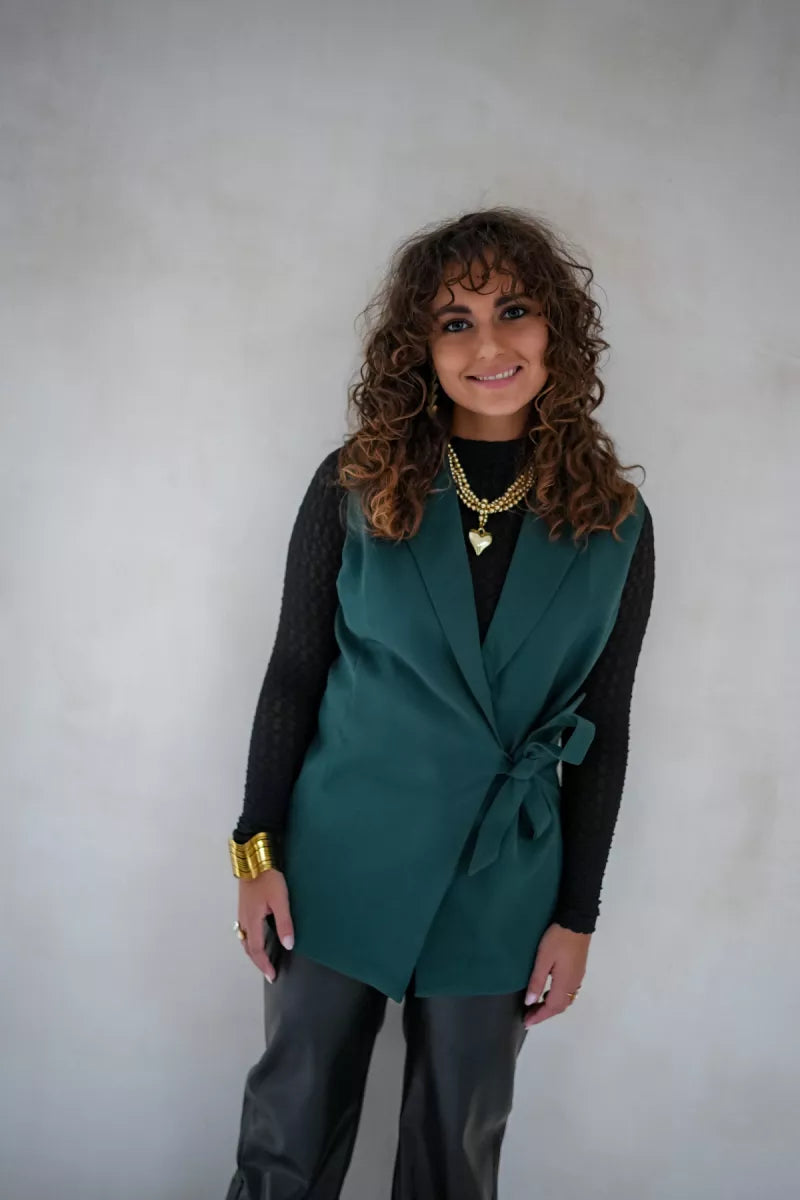  Lofty Manner Gilet Zaria Petrol Green