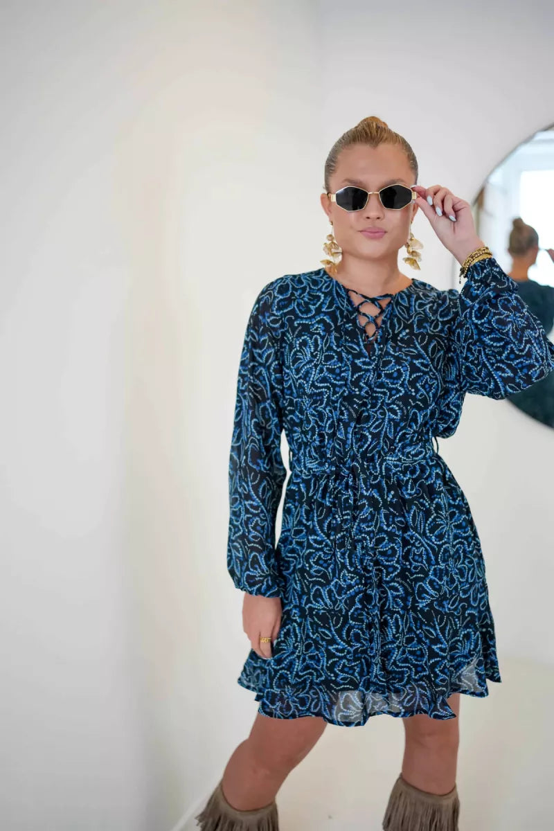  Lofty Manner Dress Imane Floral Dot Print