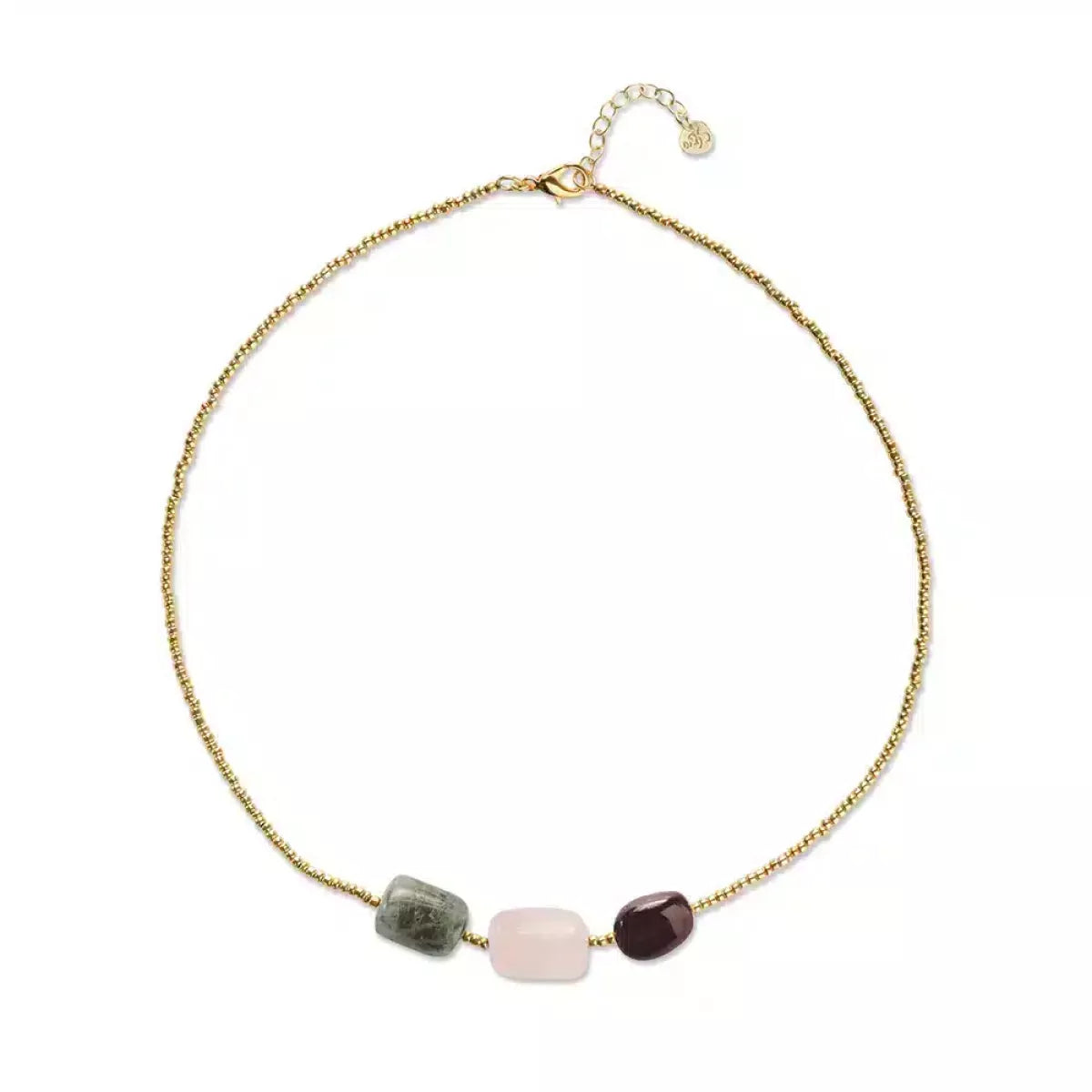  A Beautiful Story Blishful Garnet Rose Necklace