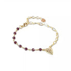  A Beautiful Story Thinking Garnet Bracelet